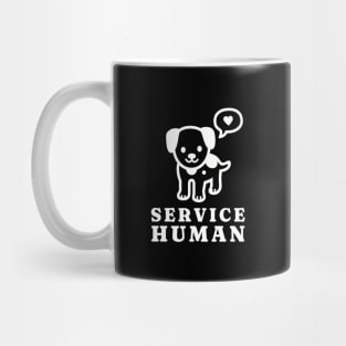 Service Human Kawaii Dog Mug